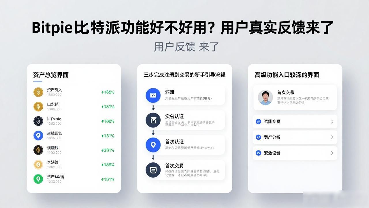 Bitpie比特派新功能好不好用?用户真实反馈来了