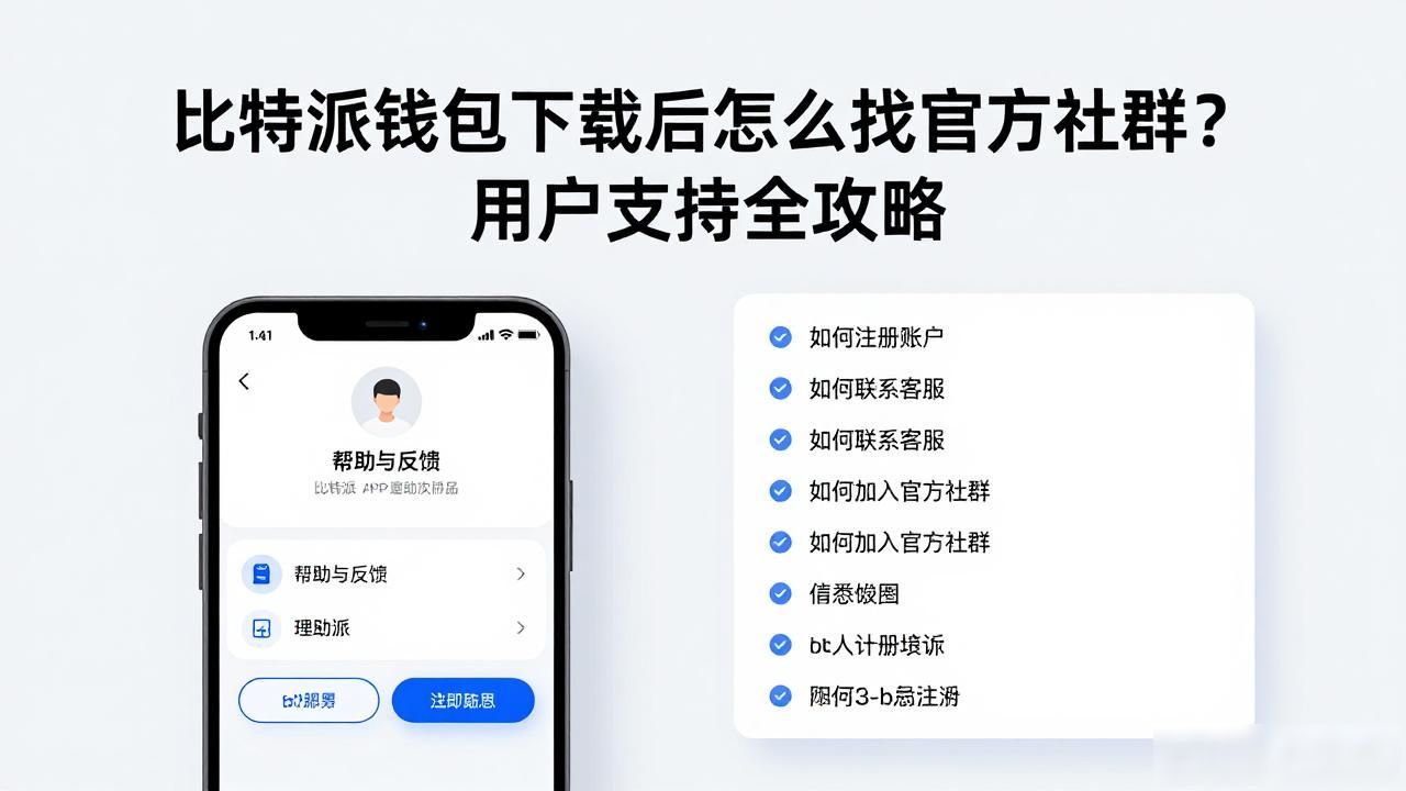 比特派钱包下载后怎么找官方社群？用户支持全攻略