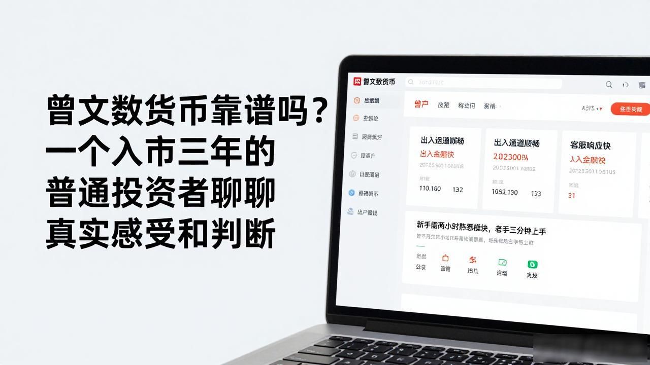 曾文数字货币靠谱吗？一个入市三年的普通投资者聊聊真实感受和判断