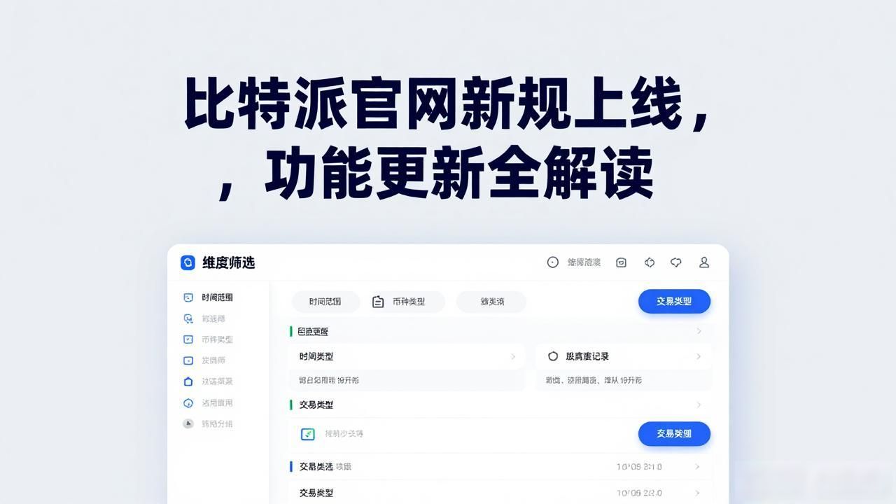 比特派官网新规上线，功能更新全解读