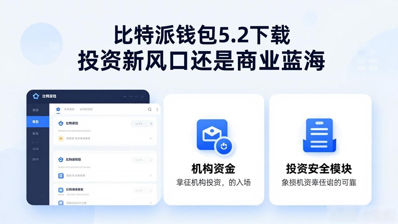 比特派钱包5.2下载 投资新风口还是商业蓝海