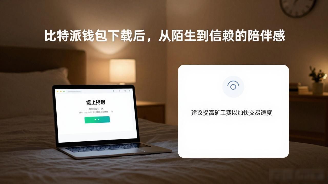 比特派钱包下载后，从陌生到信赖的陪伴感