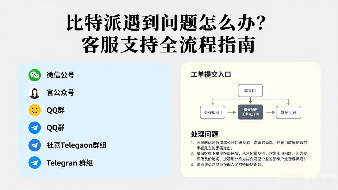 比特派遇到问题怎么办?客服支持全流程指南