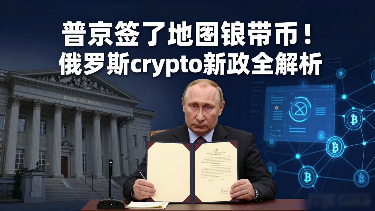普京签了加密数字货币!俄罗斯crypto新政全解析